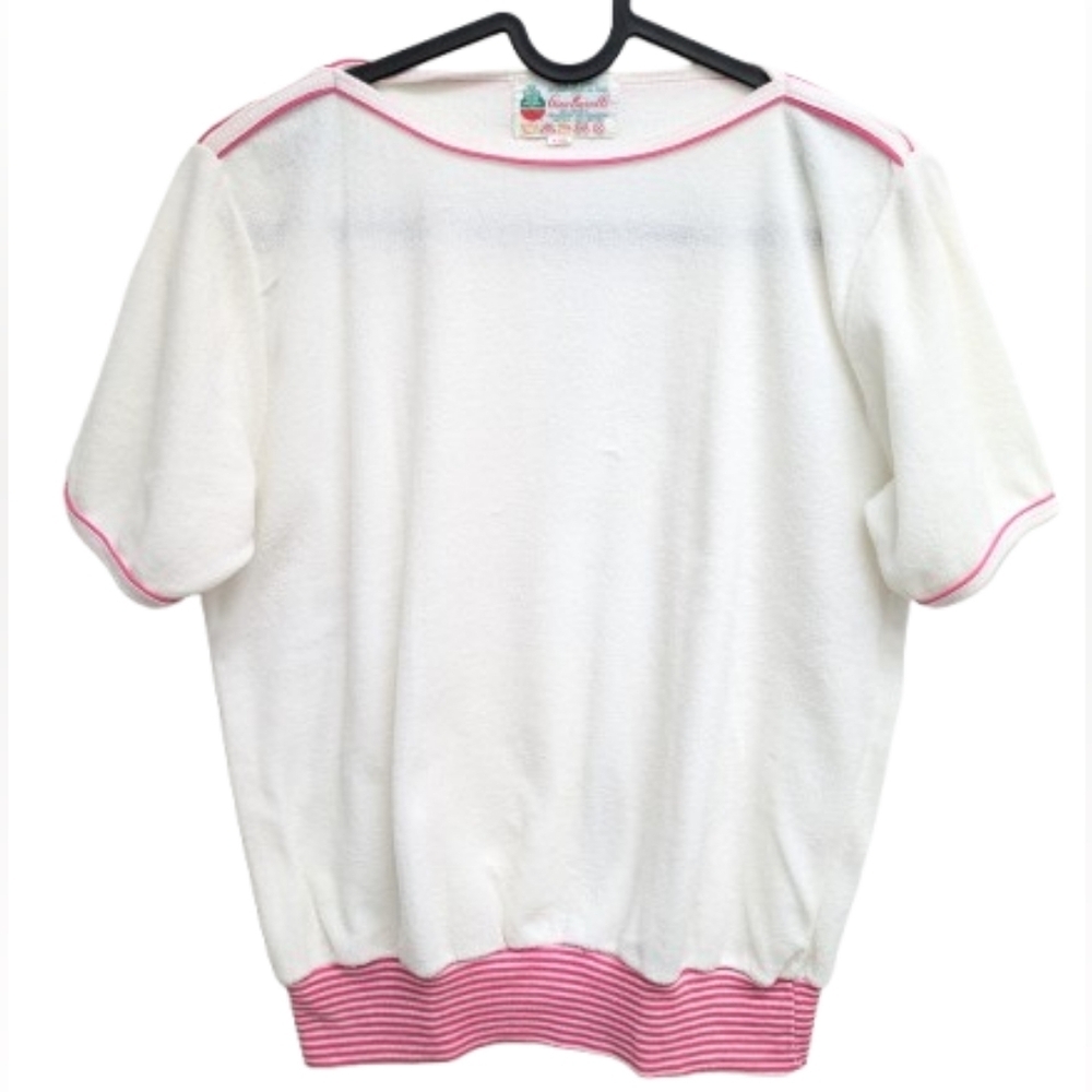 Gina Barcelli vintage terry cloth top size L